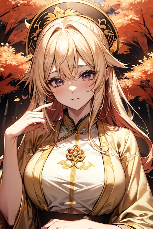 {{{{masterpiece}}}}, {{{Ultra-detailed}}}, {{{High resolution}}}, {{Excellent anatomy}}, (((Highest quality))), ((Very delicate and beautiful)), {{Very detailed and delicate}}, {8k CG wallpaper},((Detailed Background))、Extremely detailed, solo, Perfect Face, Beautiful face, Highly detailed face,(Mastepiece), (Best Quality)、One female、Best Style、Beauty、The most beautiful woman in the world、(((黄colorの透けたドレス:1.5))),((Big Breasts))、a 黄color tree lined path with leaves on the ground, breath-taking Beautiful trees, breath - taking Beautiful trees, Blossoming Road to Heaven, Bright but gloomy gold, 黄color color, 黄color colours, Golden Autumn, in autumn, wonderful, 黄color carpeted, 黄color hue, Beautiful trees, shades of 黄color, color: 黄color, Golden Leaf, During the fall、palace、(((ピンクcolorのロングヘア―)))