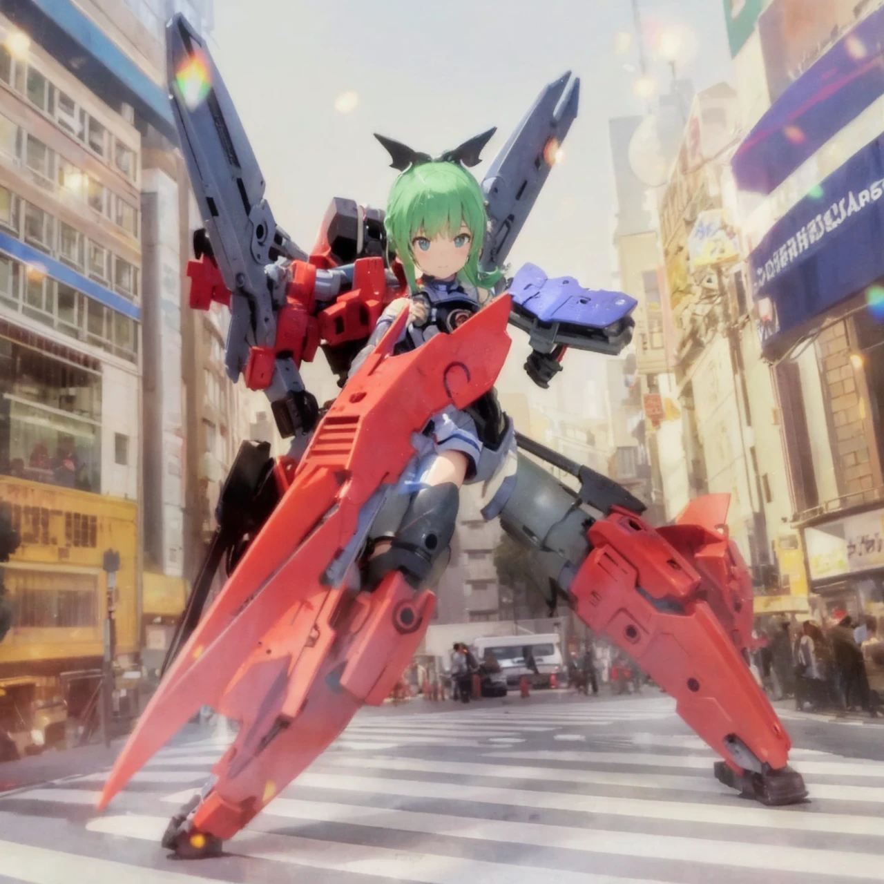 mechanics cute girl,