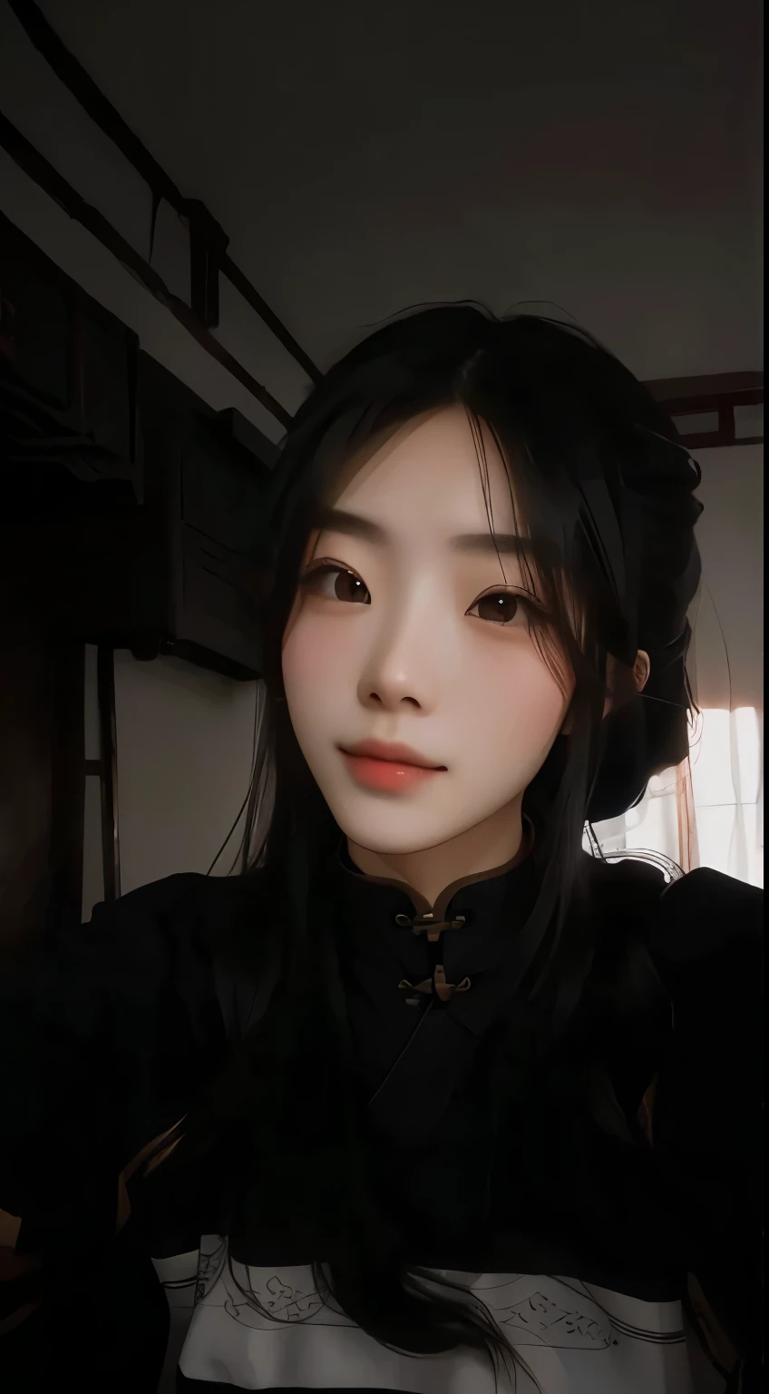 Long hair，Chinese style