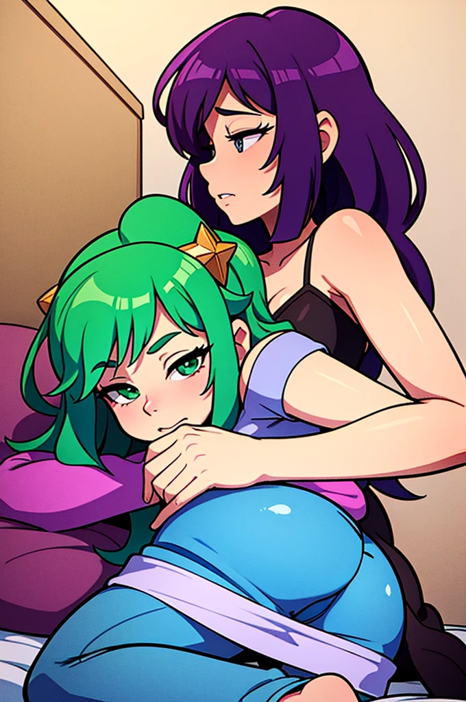 very beautiful and sensual star goddesses facing destiny with a camehame-ha. ((purple vs green color power)) angstar7 anime manga. ep.1 Reus woke up in an unknown bed, rodeado de pantallas y cables. I didn&#39;t remember anything that had happened, only that he had asked God to take him out of his miserable life. Al mirar a su alrededor, vio a una chica de cabello rosa y ojos verdes que lo observaba con curiosidad. Who are you? Where I am? - asked Reus, confundido. Me llamo Lila, and you are the chosen one - answered the girl, sonriendo -. You are in the year 2123, in a world where music and hip hop are magical powers. You have the gift of creating graffiti that can alter reality, and you can also use your voice to cast spells. You are the only one who can save us from the tyranny of the Empire, que nos oprime y nos roba nuestra libertad. ¿What? Are you kidding? - dijo Reus, Incredulous. No, es la verdad. I will explain everything to you, pero primero debes venir conmigo. There are more girls like me who are waiting for you. Somos tu harem, and we love you with all our hearts - said Lila, taking him by the hand. Reus didn&#39;t know what to think. Was I dreaming? Or was it a bad joke? But he couldn&#39;t deny that he felt a strange attraction for Lila., and that I was curious to know that new world. So he decided to play along., and he let himself be carried away by her. cada una con un poder musical diferente, faced the forces of the Empire, who wanted to capture him and use him for their evil purposes. Reus discovered that he had great potential, and that could crThus began the adventure of Reus, hip hop hero. Junto a su harem de 15 bellas mujeres, incredible ear graffiti that gave him an advantage in battles. He also learned to use his voice to sing rhymes that had various effects., como curar, atacar, defender o inspirar. But not everything was easy for Reus. He also had to face his own demons, and those of her companions. Some of them had past traumas, otras oc