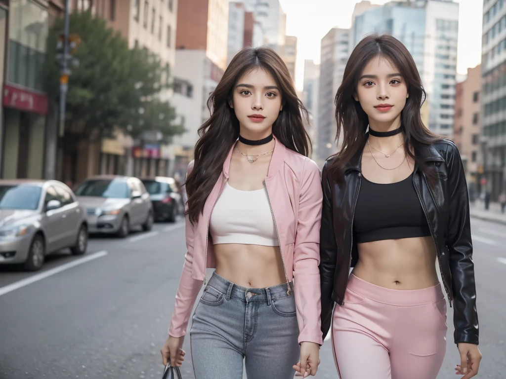 Hot pink with white:Hot pink is the hot color for summer,Pairing with white can reduce the saturation of colors,Make the overall look more refreshing。You can choose a hot pink top,Wear with white shorts or skirt。