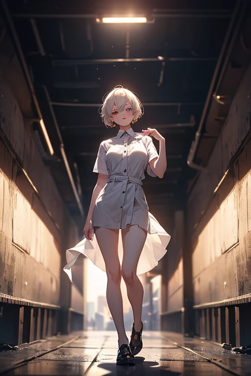 white undershirt, adorable,Salve33, 18-years old(1.0),(underground dispersal:1.1),sharp focus,rewarded photography,professional portrait photograph,RAW photograph (very detailed background:1.2),(fancy:0), dramatic lighting, full - length portrait, standing, photo by full body, photo by full bodygraph, full body shot shot,