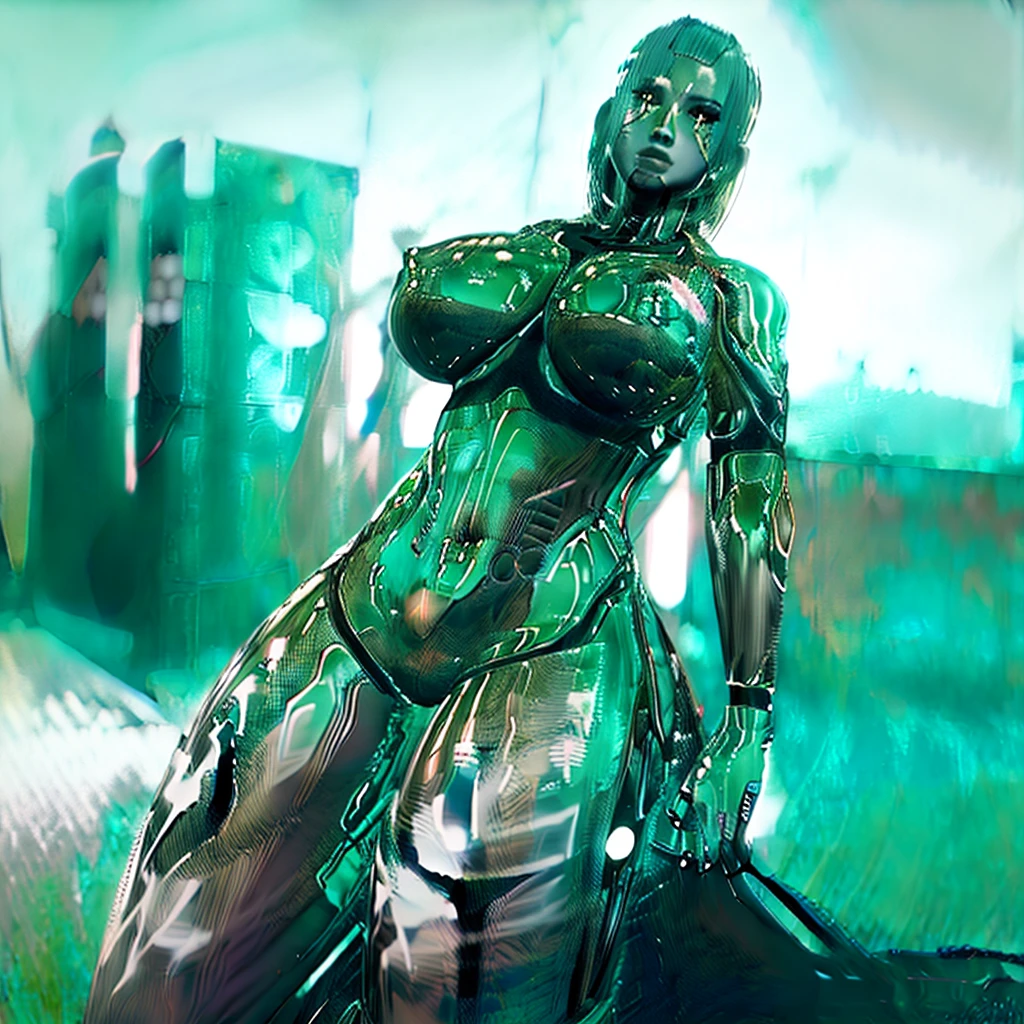 best quality, masterpiece, detailed:1.4, 3D, beautiful cyberpunk female, HDR, ray tracing, NVIDIA RTX, super-resolution, Unreal 5, subsurface scattering, PBR texturing, post-processing, anisotropic filtering, depth-of-field, maximum clarity and sharpness, multi-layered textures, albedo and specular maps, surface shading, accurate simulation of light-material interaction, perfect proportions, Octane Render, two-tone lighting, wide aperture, low ISO, white balance, rule of thirds, 8K RAW