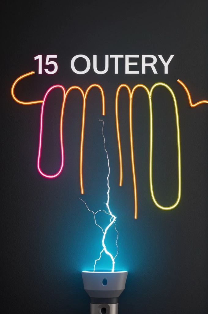 Create image that says the word "Current15"
With electricity around