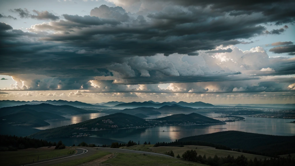 realistic overcast sky