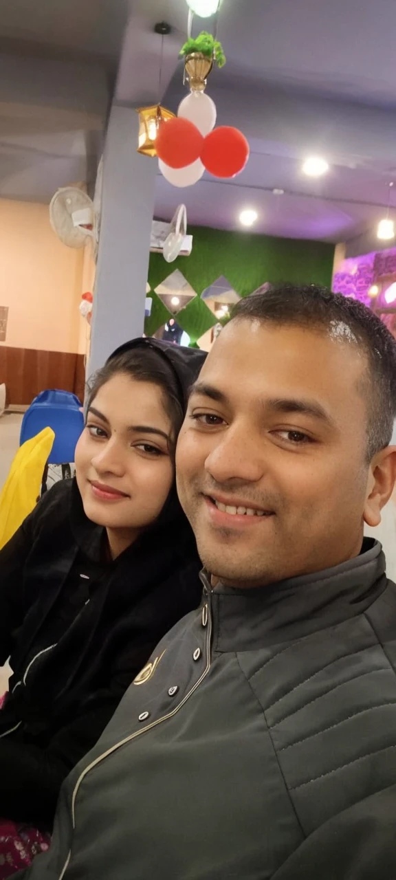 they are dressed in traditional attire and posing for a picture, wedding photo, lovely couple, wedding, by Riza Abbasi, official photos, very clear picture, khyzyl saleem, ruan ji, couple, wife, inspired by Riza Abbasi, traditional clothes, wearing traditional garb, kyza saleem, happy couple, traditional clothing