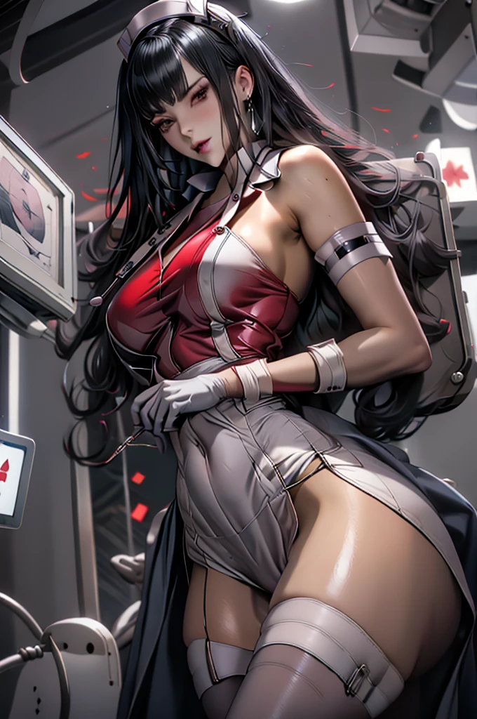 nurse uniform,hospital, latex nurse suit,nurses,busty,elbow gloves,labcoat,grey hair woman,red eyes , gigantic ,medical instruments,asian nurse,two nurses,speculum,examination room,oversize ,big ass ,strap on, lay on table ,legs spreaded,giving birth,gyno chair , dentist,Milf,latex,red uniform,oversize breasts