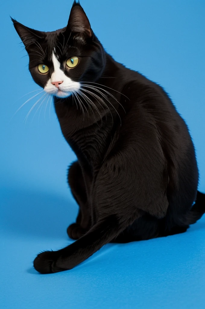 Generate an image with a blue background, cat memes, and say "Gato Gamer"