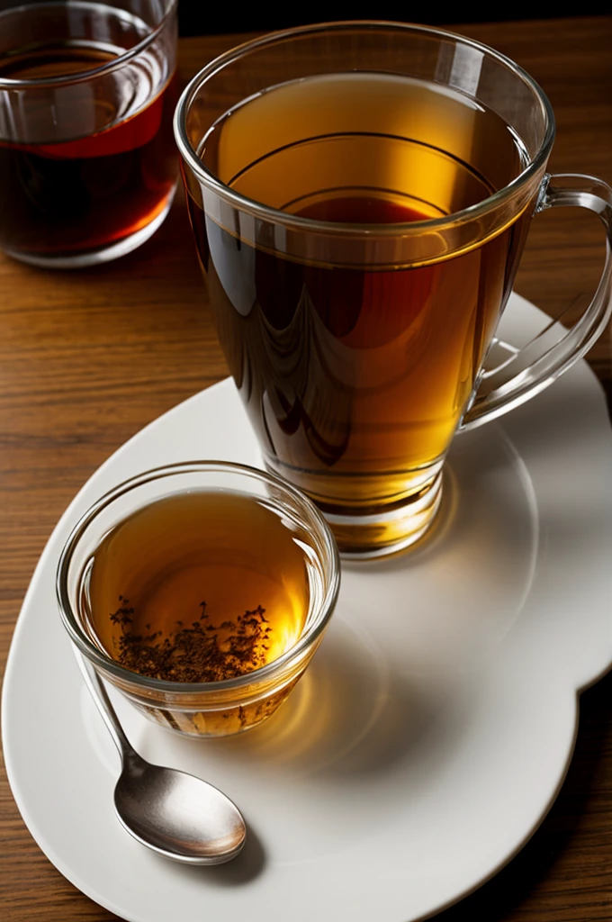 Create a glass of tea
