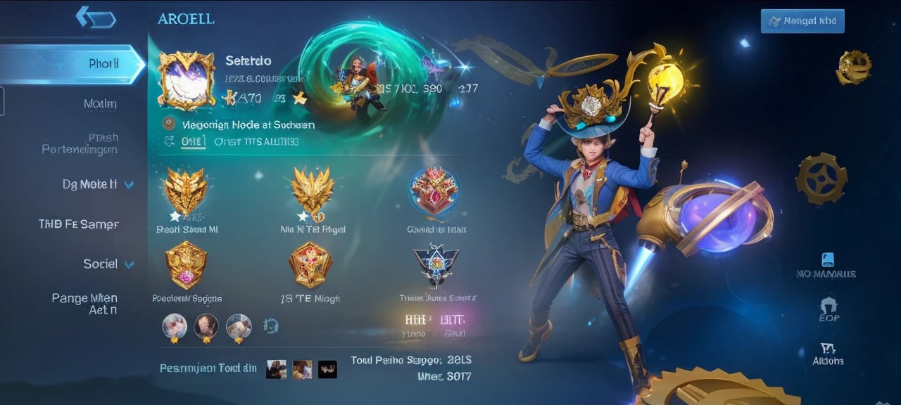 The game called Mobile Legends Bang Bang is in HD and uses Indonesian