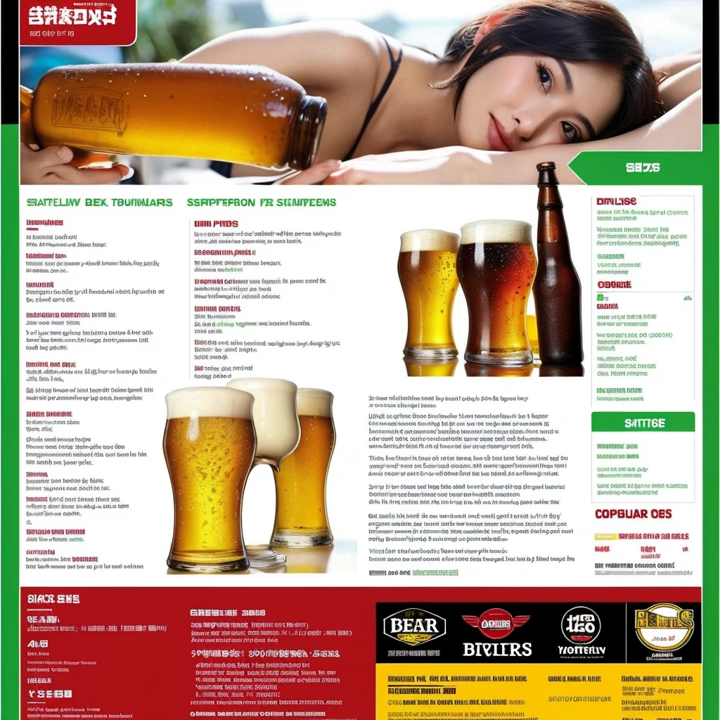 Beer promotion flyer