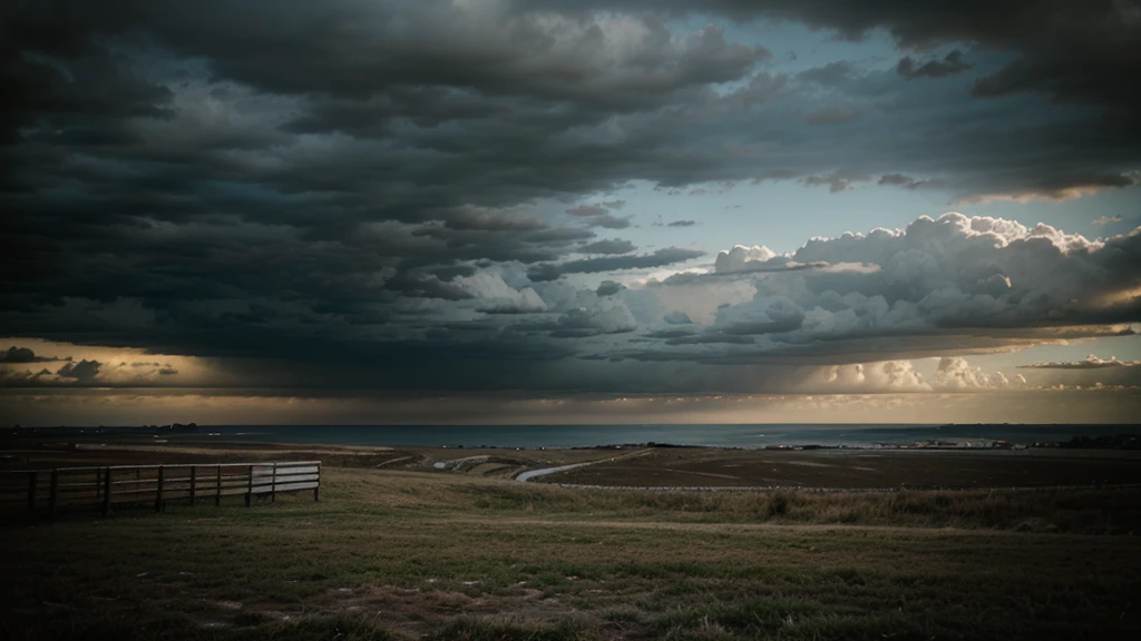 realistic overcast sky