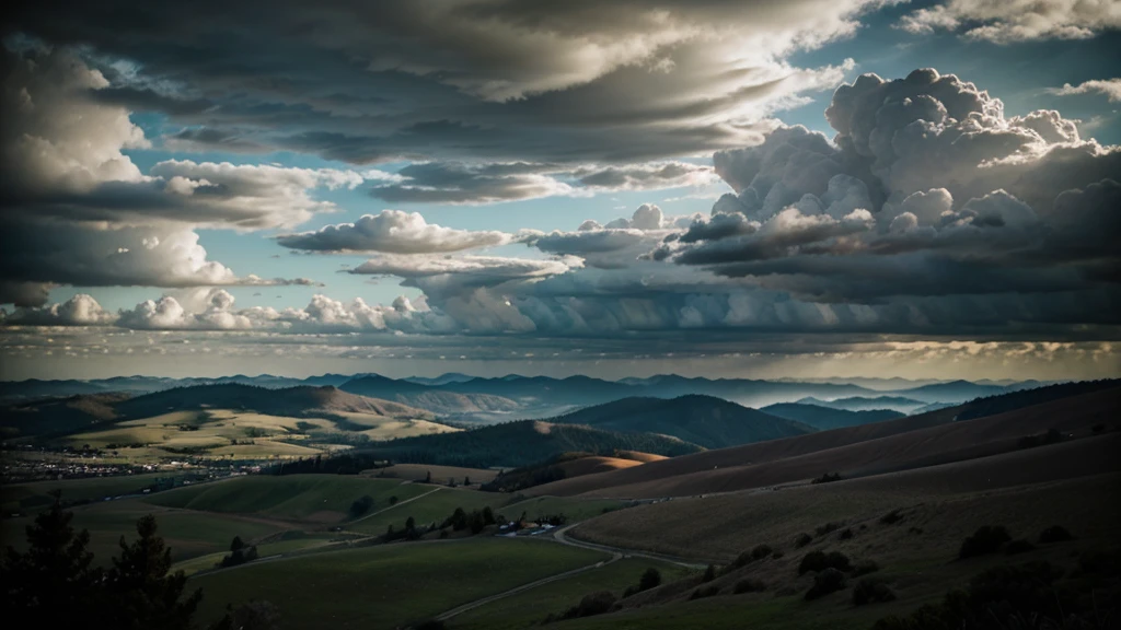 realistic overcast sky