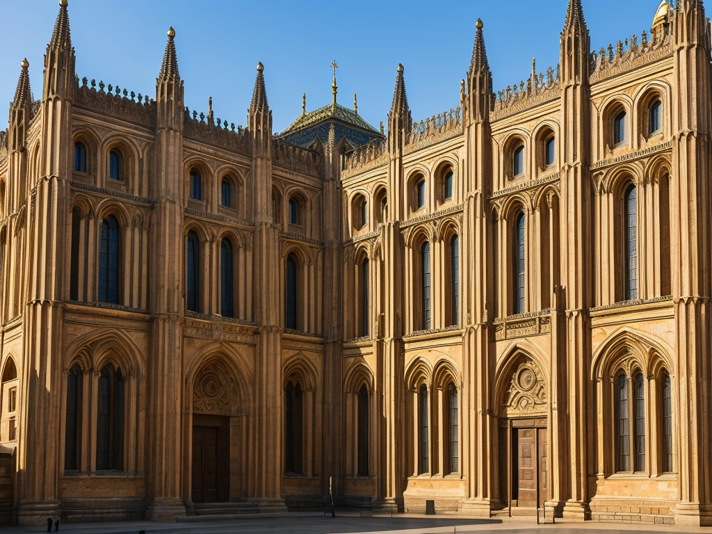 Architectural Surfaces: Detailed views of buildings, sculptures, and historical monuments.