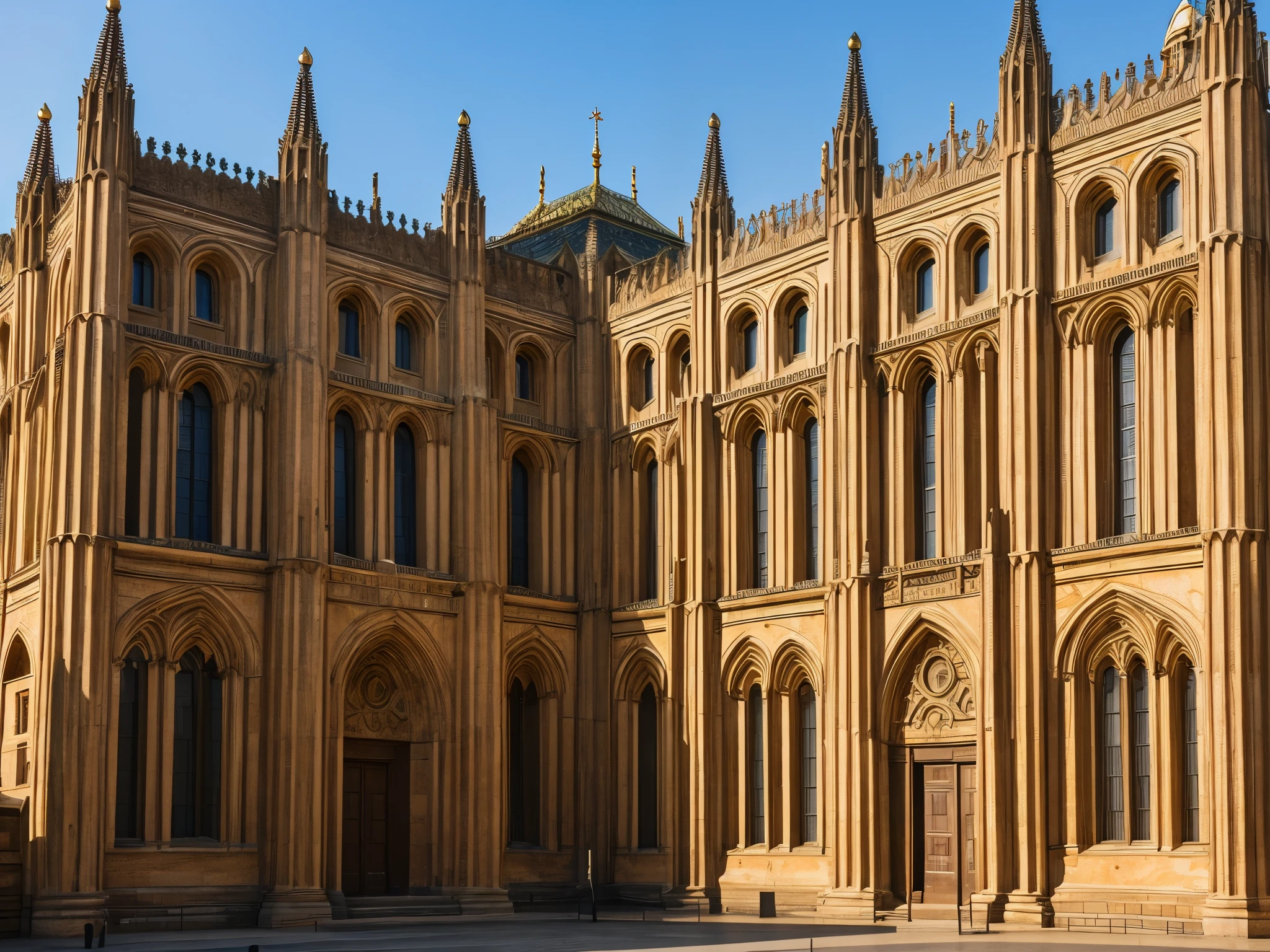 Architectural Surfaces: Detailed views of buildings, sculptures, and historical monuments.