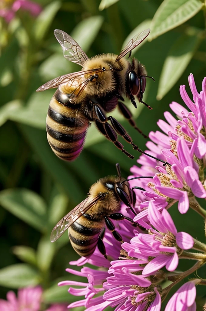 Bee saying happy birthday 