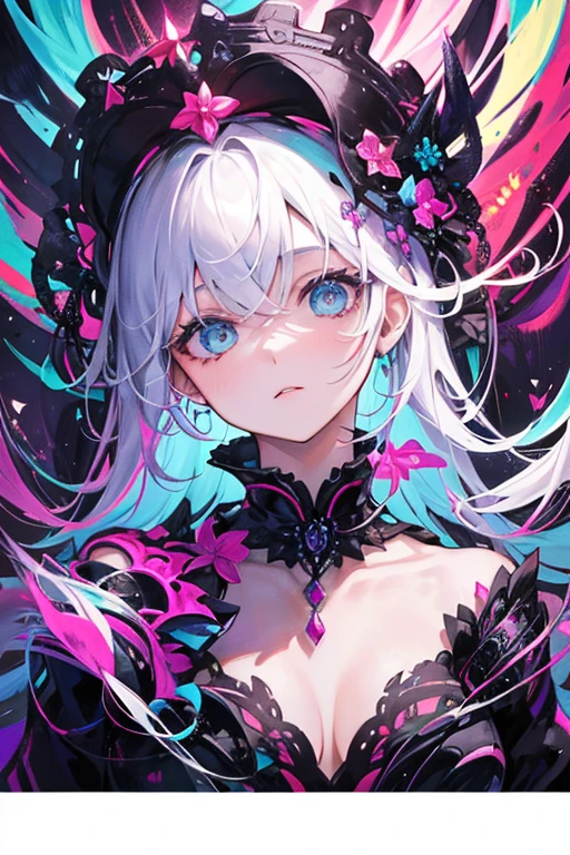 Highest quality, The most beautiful woman in the world,Crazy Ideas, Crazy colors, Crazy Details, Crazy contrast, Confused, A strange and mysterious world, Very ordinary and unremarkable frame