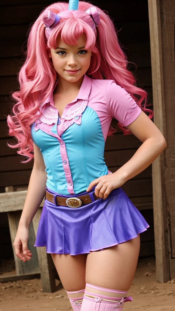 E.g, Pinkie pie as a cowgirl.