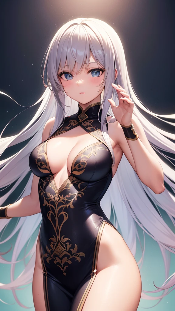 A beautiful anime girl, intricate details, long flowing hair, expressive eyes, delicate features, elegant pose, detailed clothing, soft lighting, vibrant colors, lush background, dynamic composition, hyper-detailed, (best quality,4k,8k,highres,ultraimpresive),live2d,solo,special event artwork,fanart