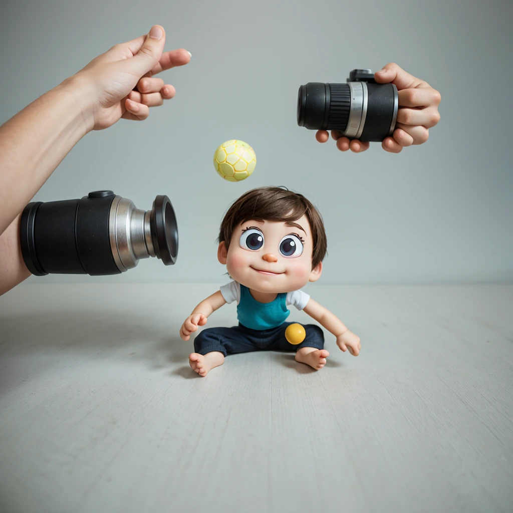 kids animation tiny character
