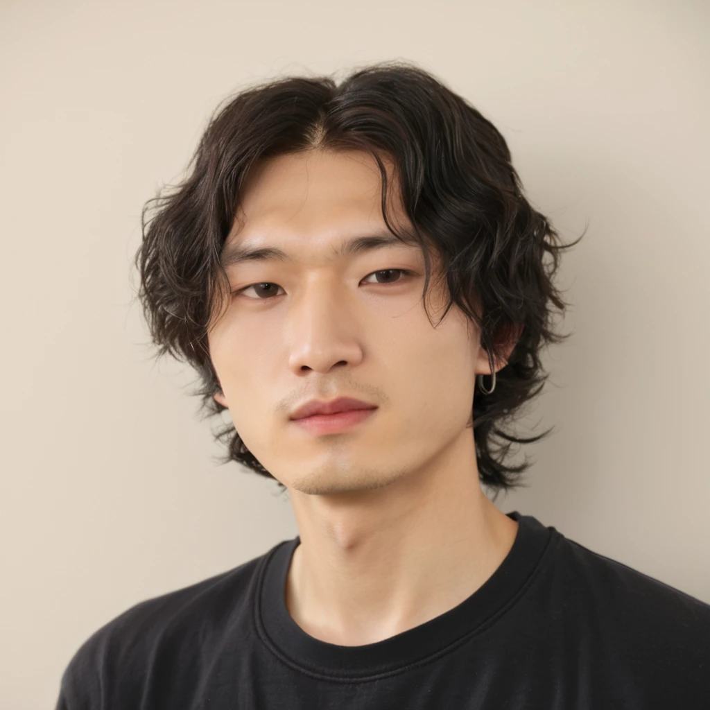 Best Quality, 8k, Masterpiece, (Portrait: 1.3), (photo realistic:1.4), (hyper realistic:1.4), Sharp Focus, looking at viewer, (smoother lighting:1.1), (increase cinematic lighting quality:0.9), realistic lighting, backlighting, light on face, ray trace, (brightening light:1.2), (Increase quality:1.4), sharp detail, (best quality real texture skin:1.4), finely detailed eyes, black_eyes, finely detailed face, 25 year old Korean man