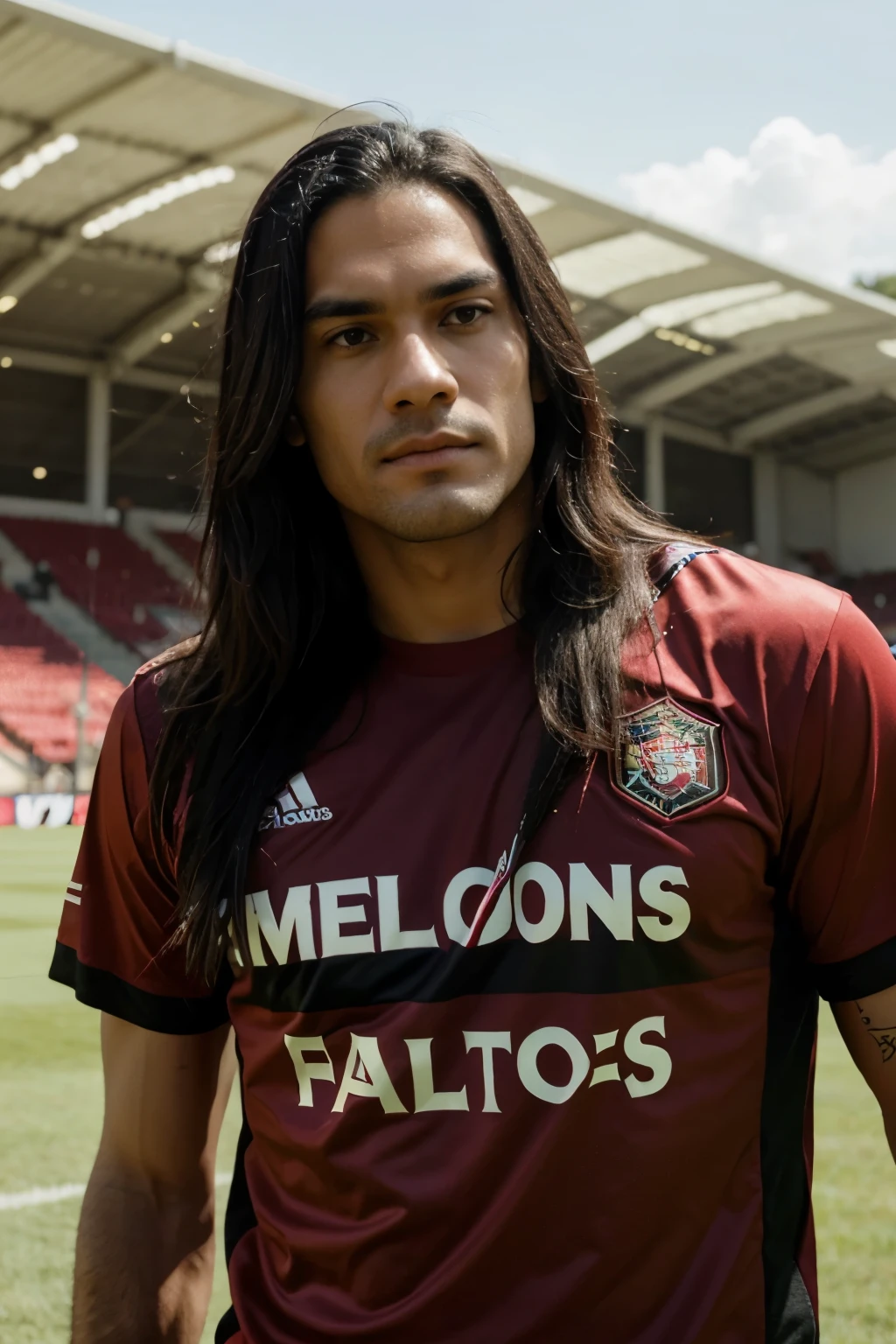 Falcao García with the millionaires FC shirt 