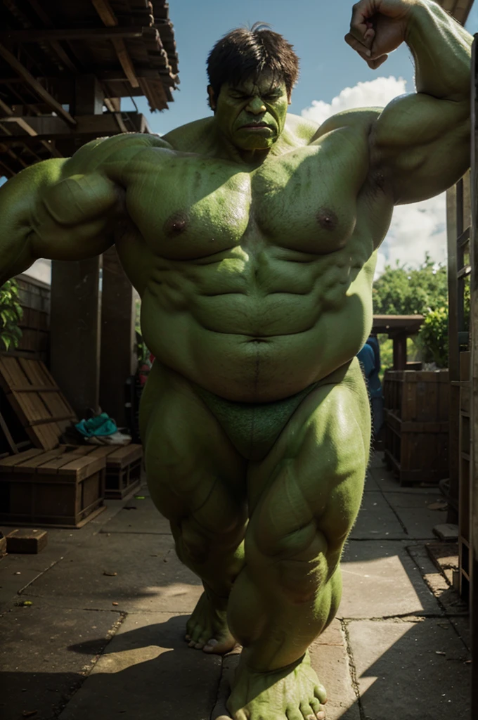 Huge hulk huge arm