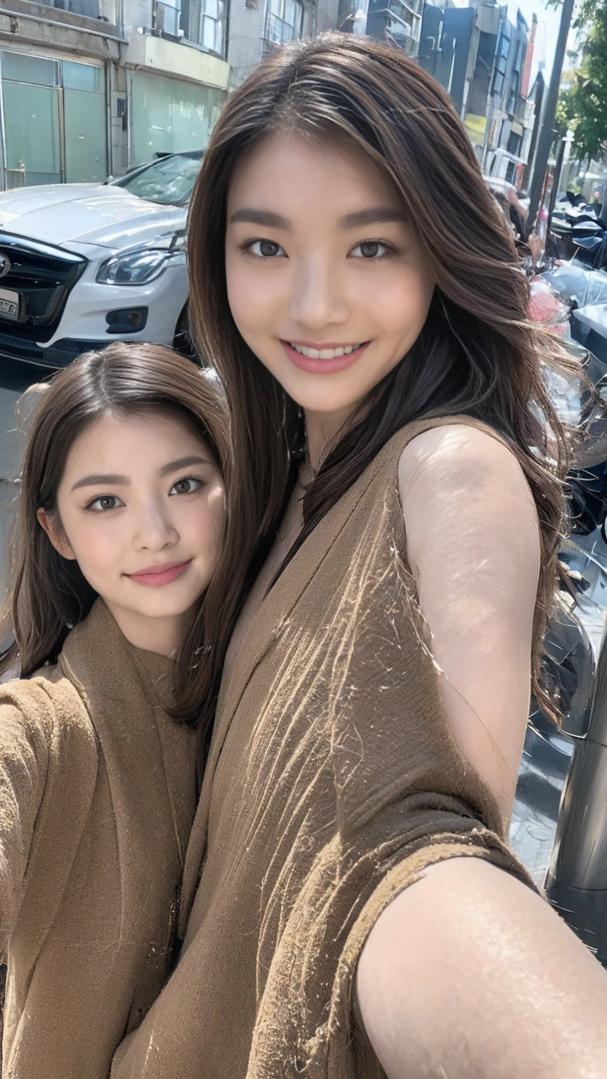 ((Highest quality, 8K, masterpiece:1.3)), concentrated: 1.2, Perfect Body Beauty: 1.4, Hips: 1.2, ((Layered Haircut, chest: 1.2)), (Wet clothes: 1.1), (rain, street:1.3), Bandeau dress: 1.1, Highly detailed face and skin texture, Beautiful Eyes, double eyelid, Whitening skin, Long Hair, (shut up: 1.3), smile