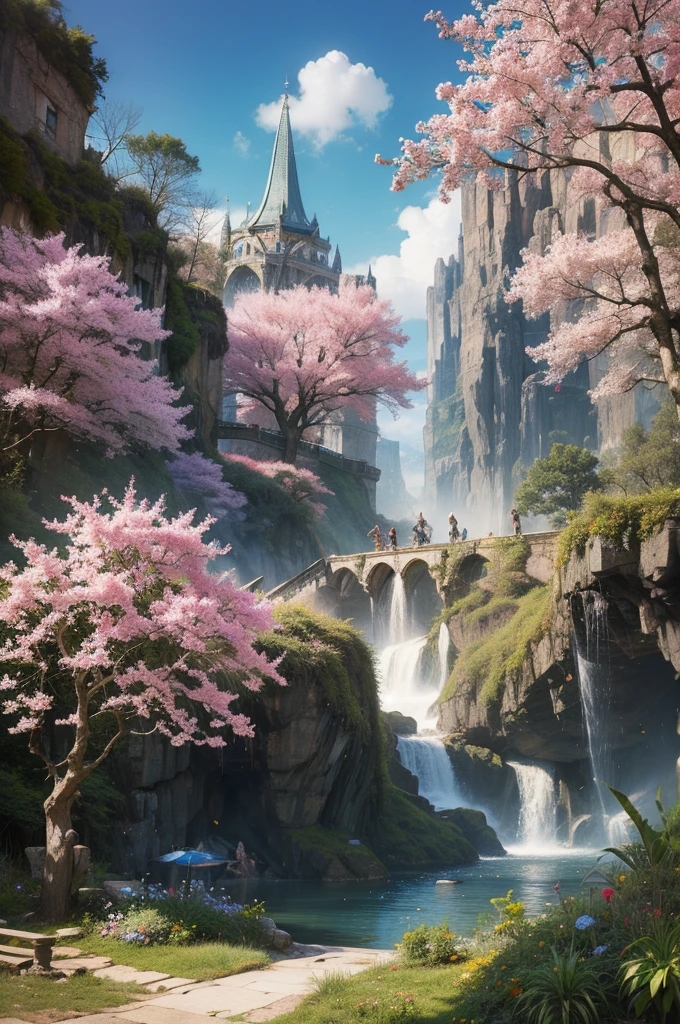 World in spring,  beautiful,  fantasy (random 0.7)