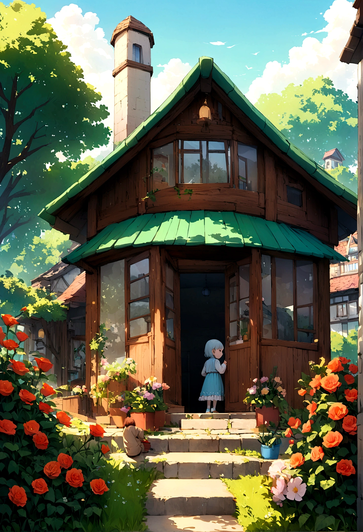 Once upon a time there was a 6-year-old girl who lived in a poor town in Cuetzalan., in a nice little house, he lived alone with his father