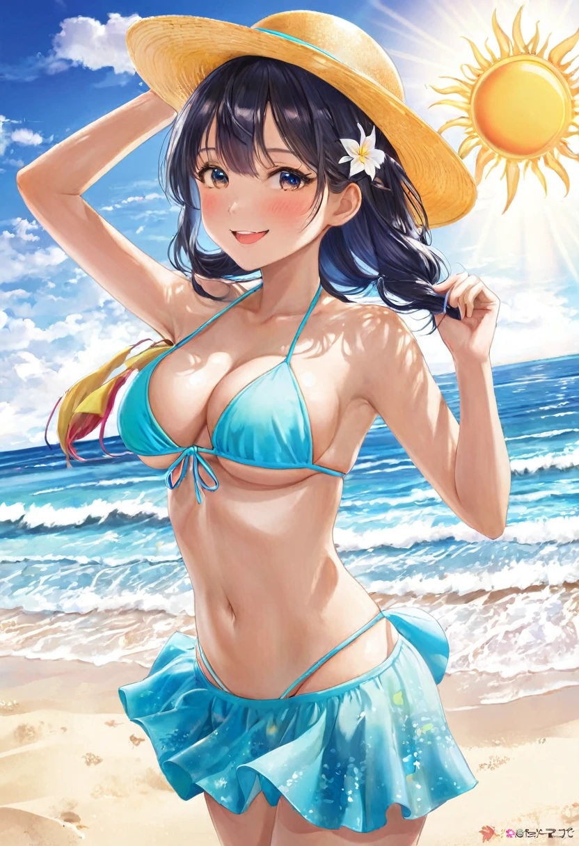 bikini、Beach、Ocean、sun