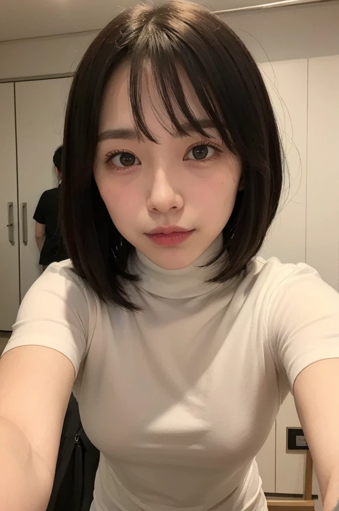 Downtown Tokyo、Short sleeve turtleneck、whole body