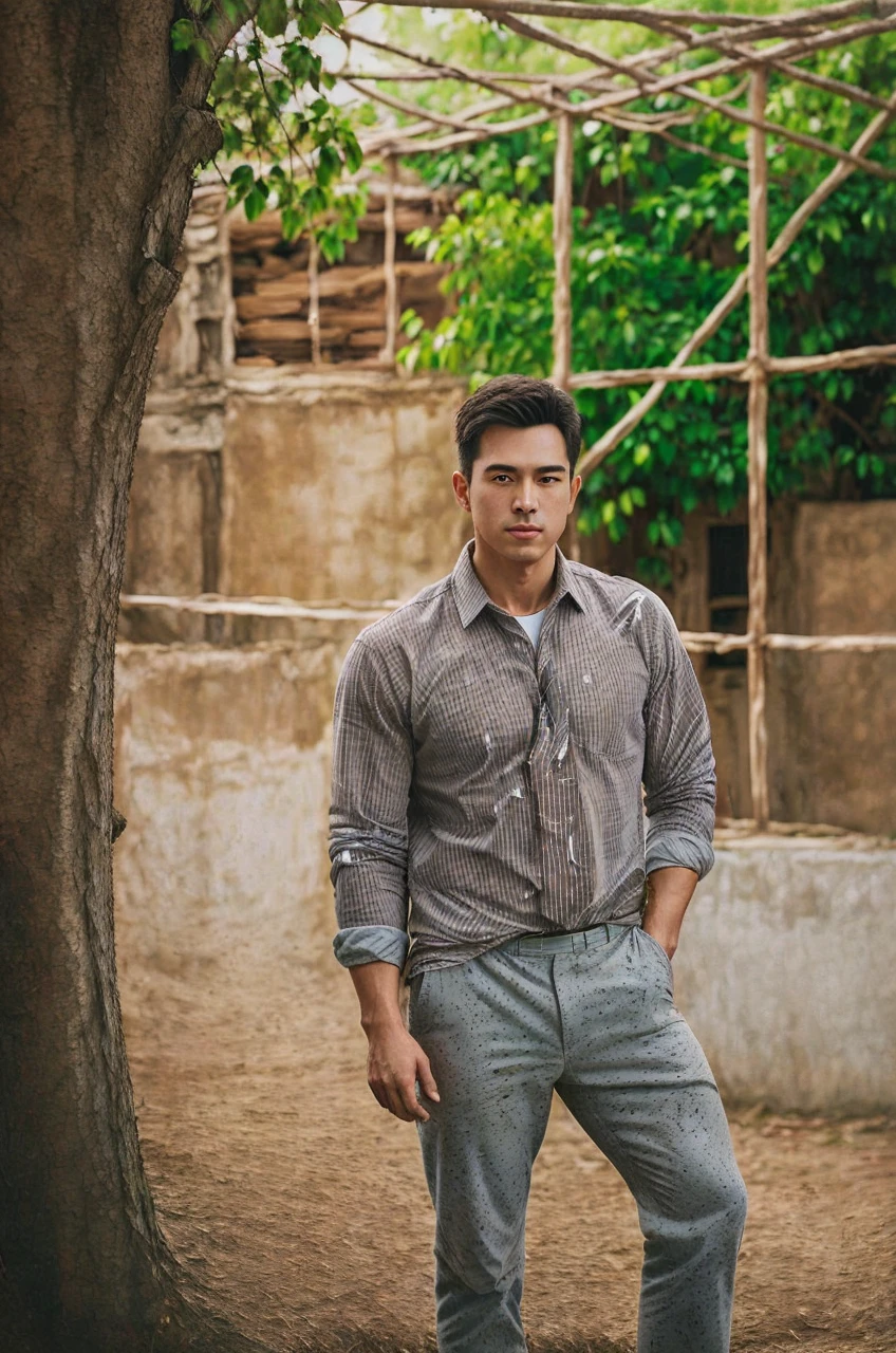 1man, 
a 30 y.o muscular male wearing long-sleeve white shirt and tie, drinking coffee,
soft lighting, 
masterpiece, best quality, 8k uhd, dslr, film grain, Fujifilm XT3 photorealistic painting art by midjourney and greg rutkowski