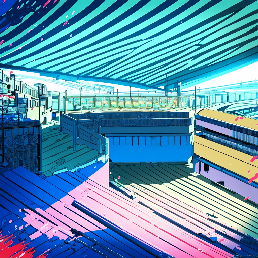 General store, ocean in front of the store, beautiful and charming summer sun and sea, with realistic animation of vivid colors (deep contrast of light and dark), a masterpiece of the highest quality, soothing scenery in 8K picture quality.

