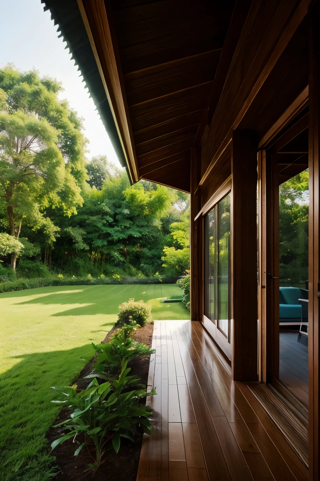 amazing nature and a home 