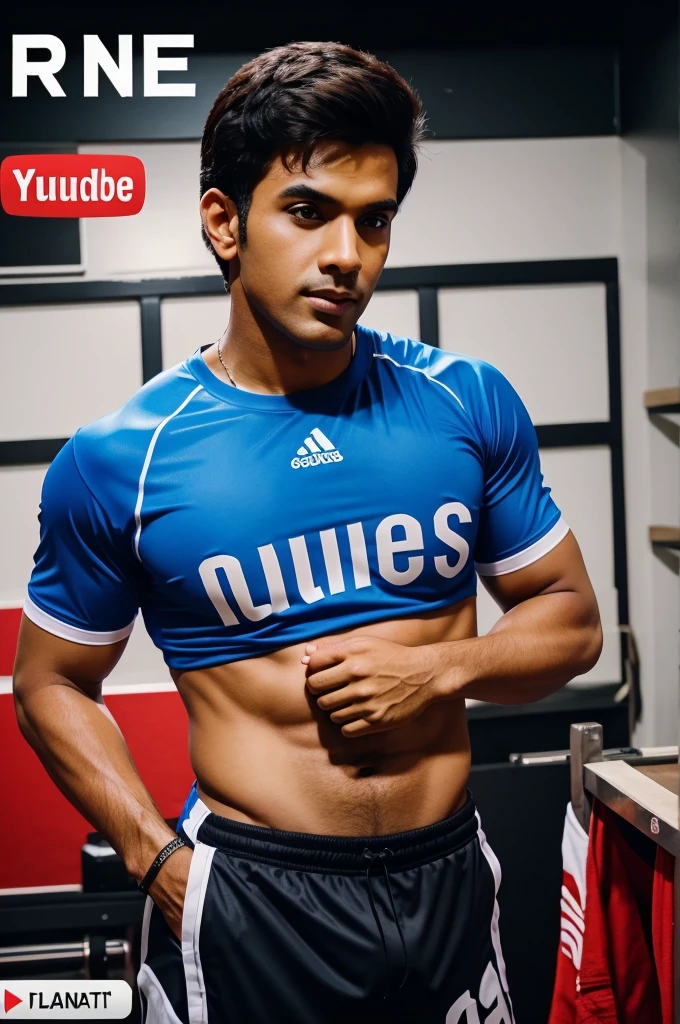 Create a youtube channel logo . YouTube channel name USTAD -RD . SPORTS Facts channel