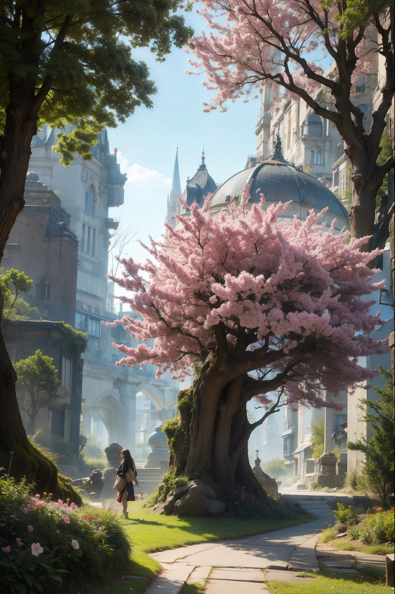 World in spring, beautiful, fantasy (random 0.7)