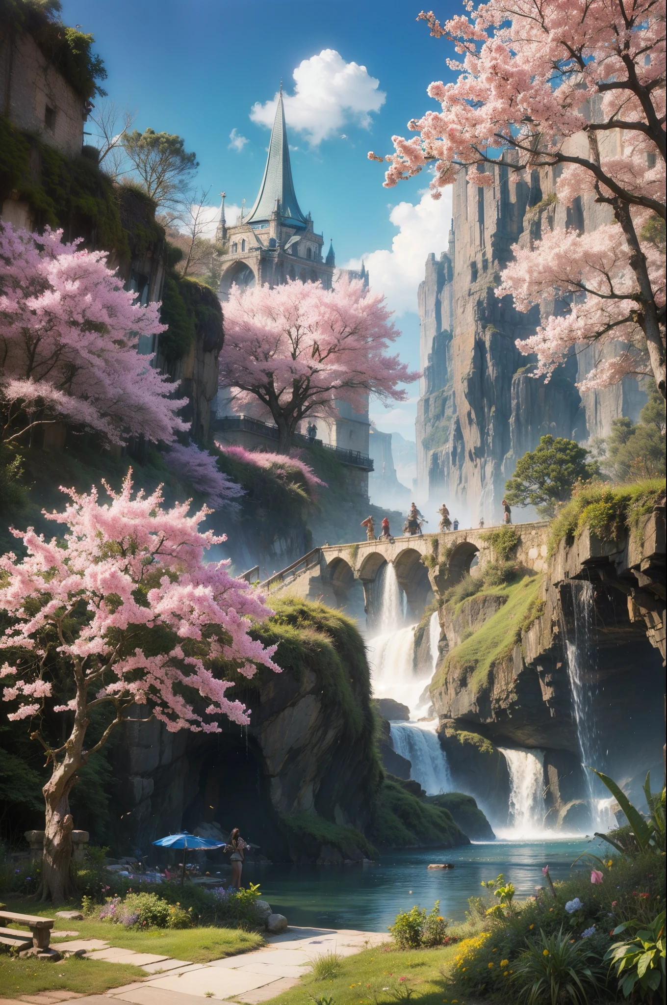 World in spring, beautiful, fantasy (random 0.7)