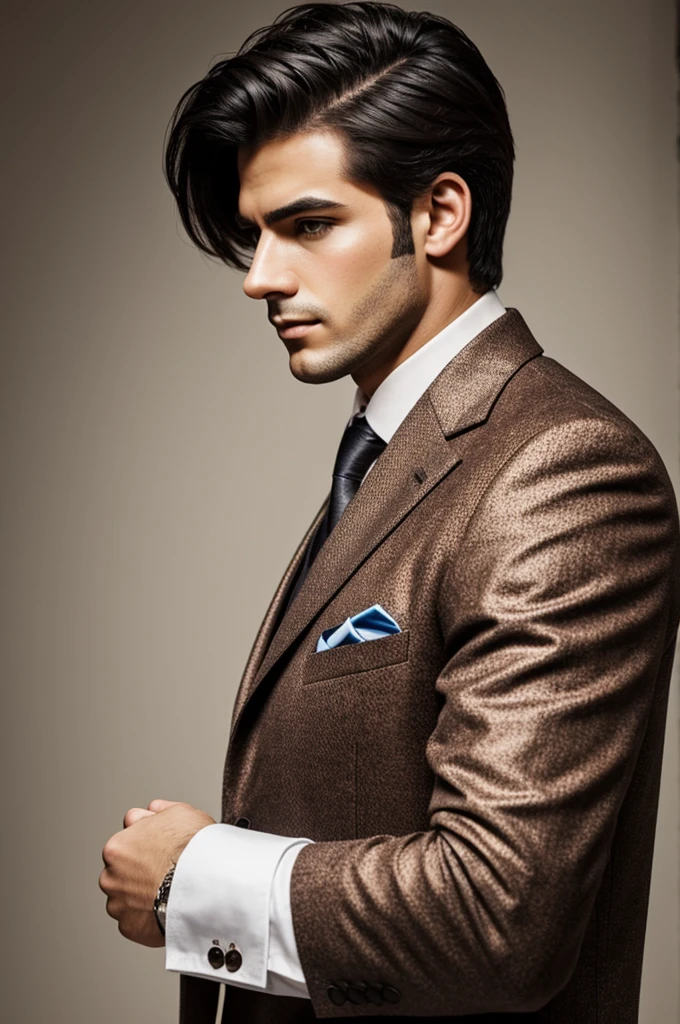 Create a tremendously effeminate man