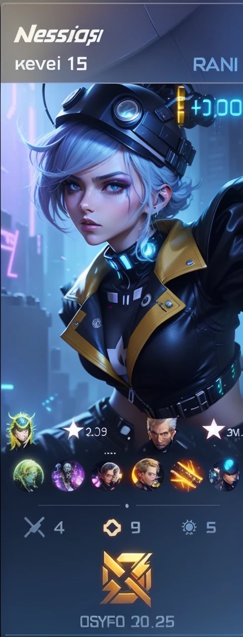 cyber punk perssonage