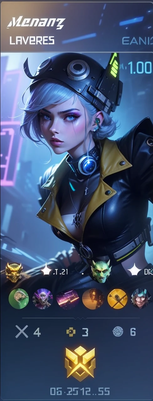 cyber punk perssonage