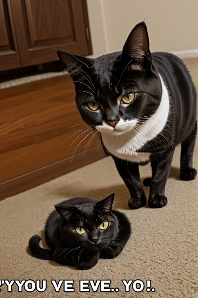 You are an evil cat 