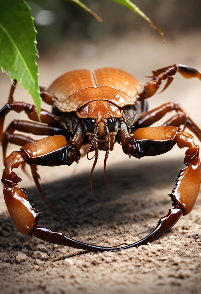 Create cool animal scorpion photo