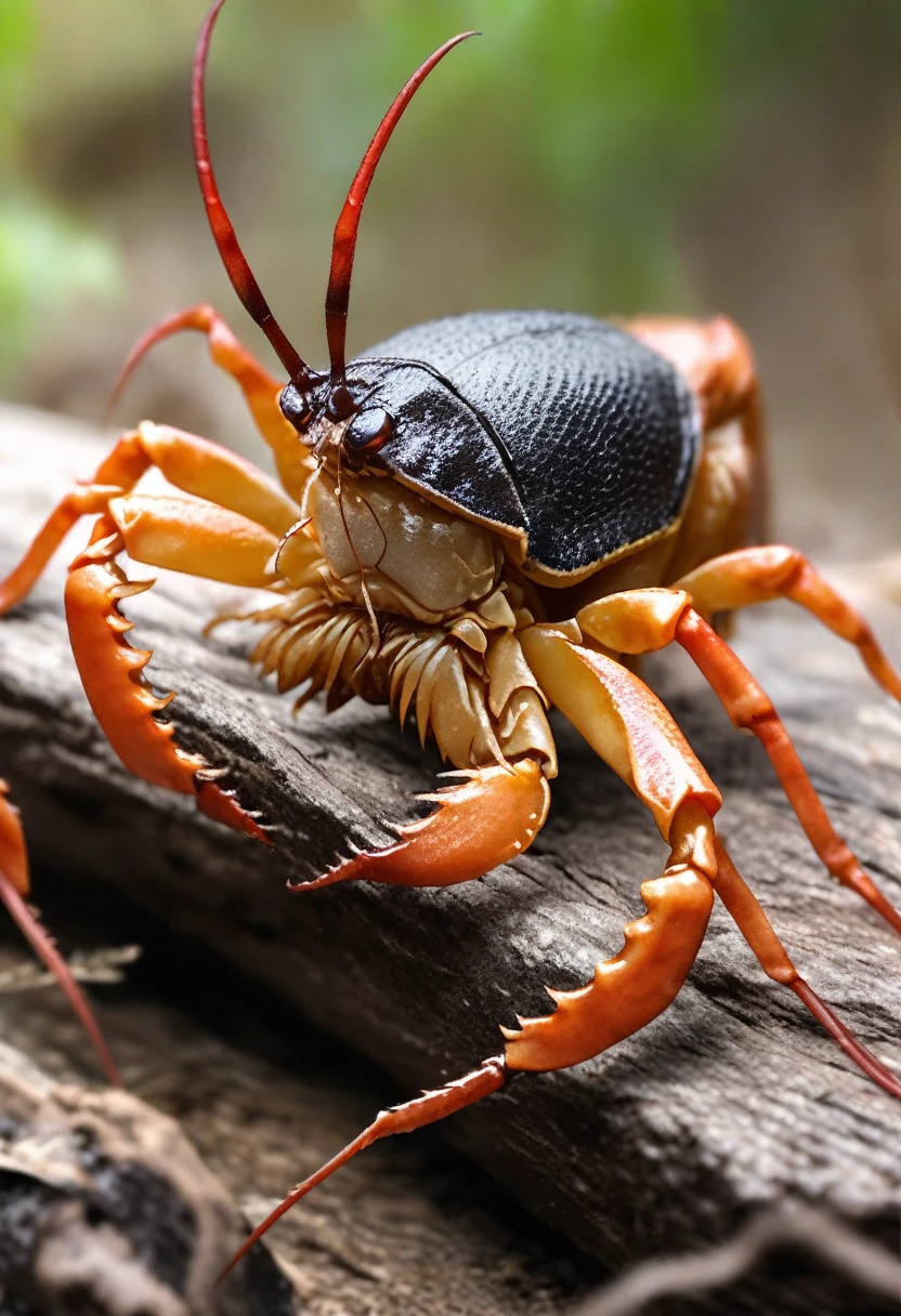 Create cool animal scorpion photo