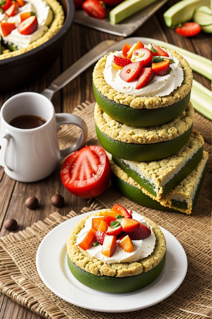 Realistic healthy vegetable desserts