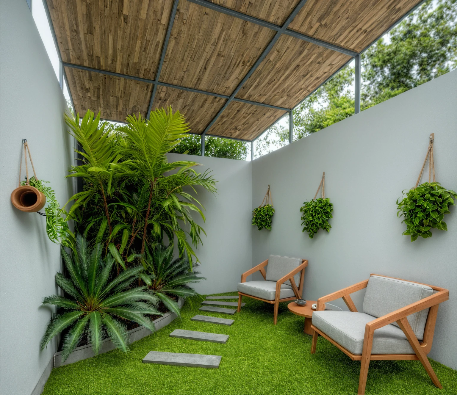 Masterpiece, high quality, best quality, authentic, super detail, outdoors, onestoreyvillaXL, aiaigroup, house style modern on the street ,stairs, white wall ,road,pavement, grass, trees, sky, cloud, (daylight:1.1)