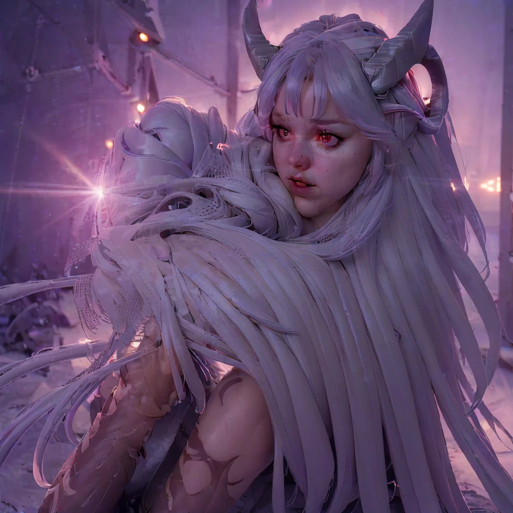 nsfw,(RAW photo, best quality),(realistic, photo-realistic:1.3), highly detailed, ultra-detailed,1girl,upper_body,dynamic angle,messy_long_hair, extremely detailed CG unity 8k wallpaper,ink,Amazing,cinematic lighting,lens_flare, ray tracing, ambient light, tail, oni horns,