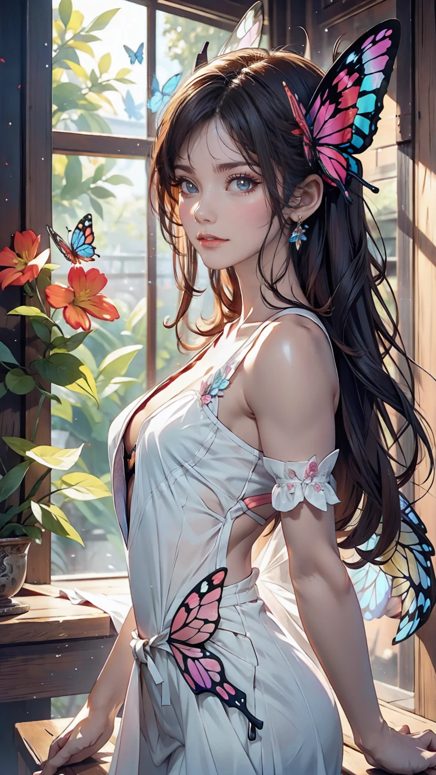 Flower Spirit, small, Butterfly Wings