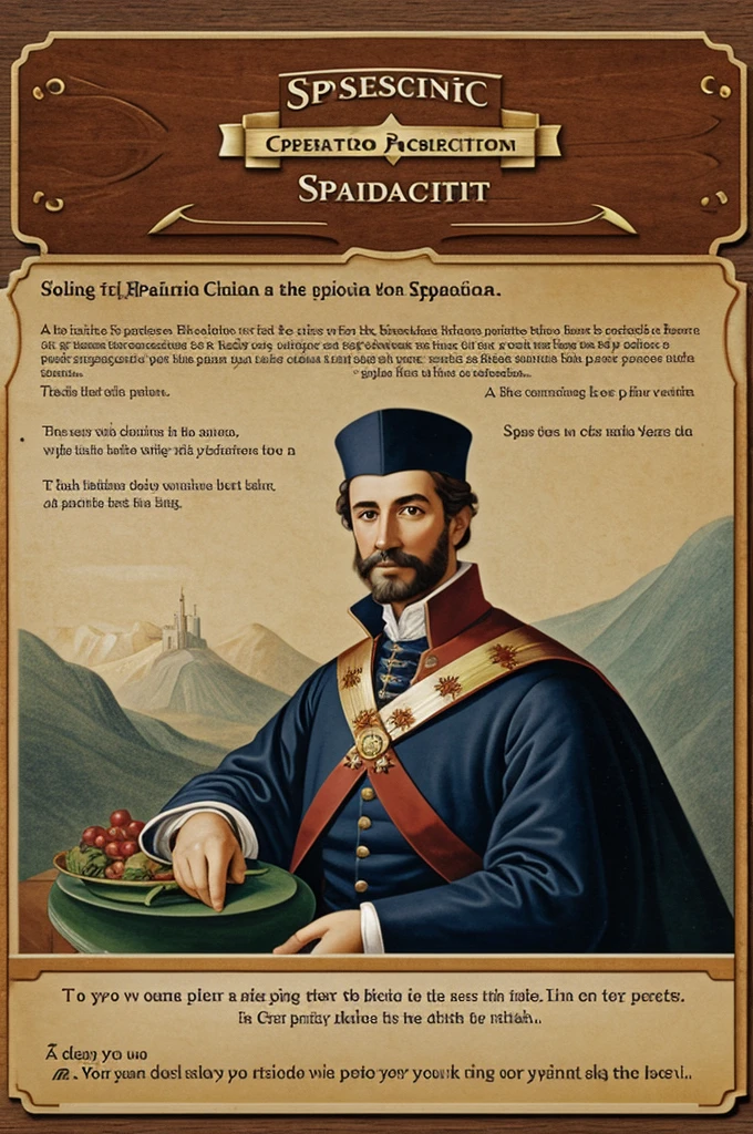 Presentation card for a spaanicurist