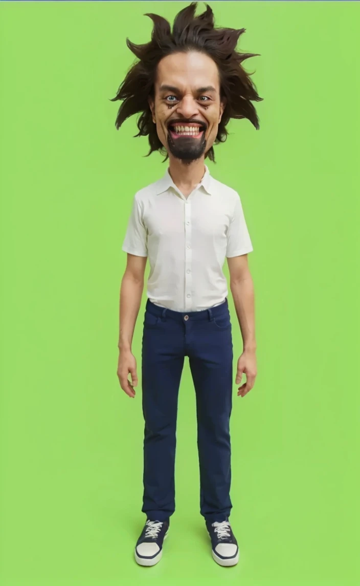 Photo realistic human,insane smile,bulging eye , turn into a alien xenomorph,4k photo